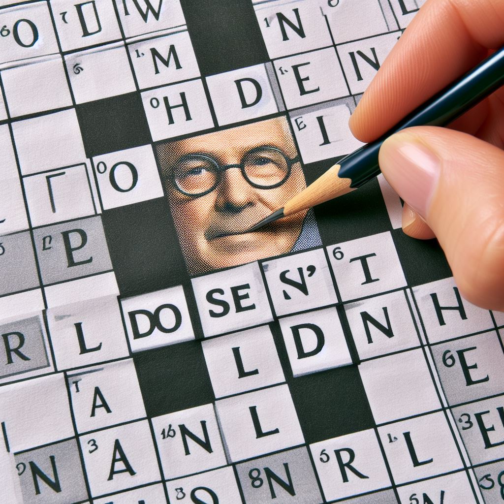 doesn't blend in crossword clue