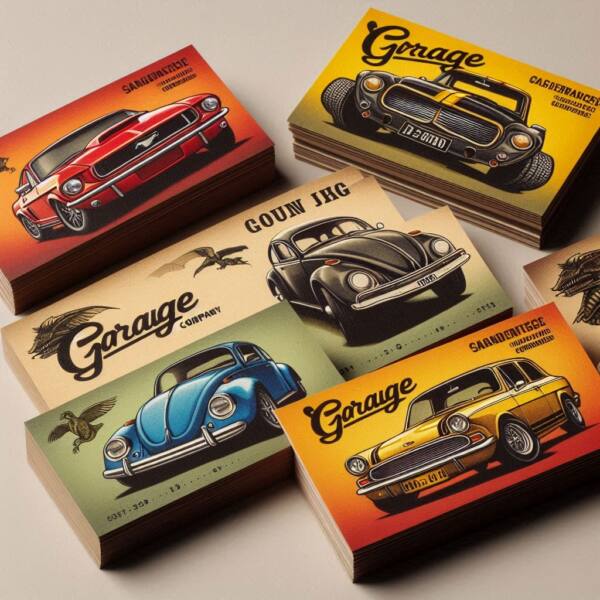 garage company business cards